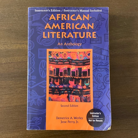 African-American Literature: An Anthology, 2nd Edition by Demetrice A. Worley - Picture 1 of 11